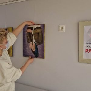 Mokinių darbų paroda Kėdainių ligoninėje